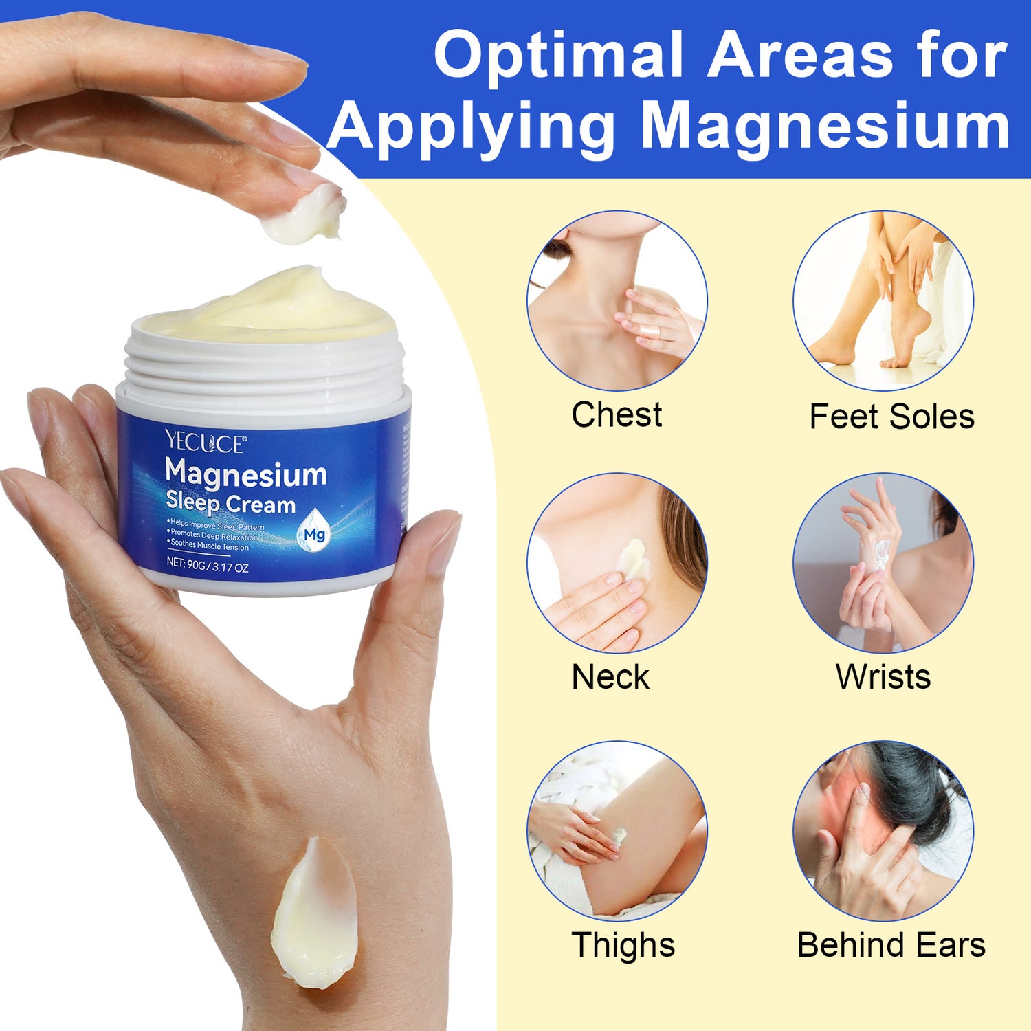 YECUCE Magnesium Oil Cream 90g