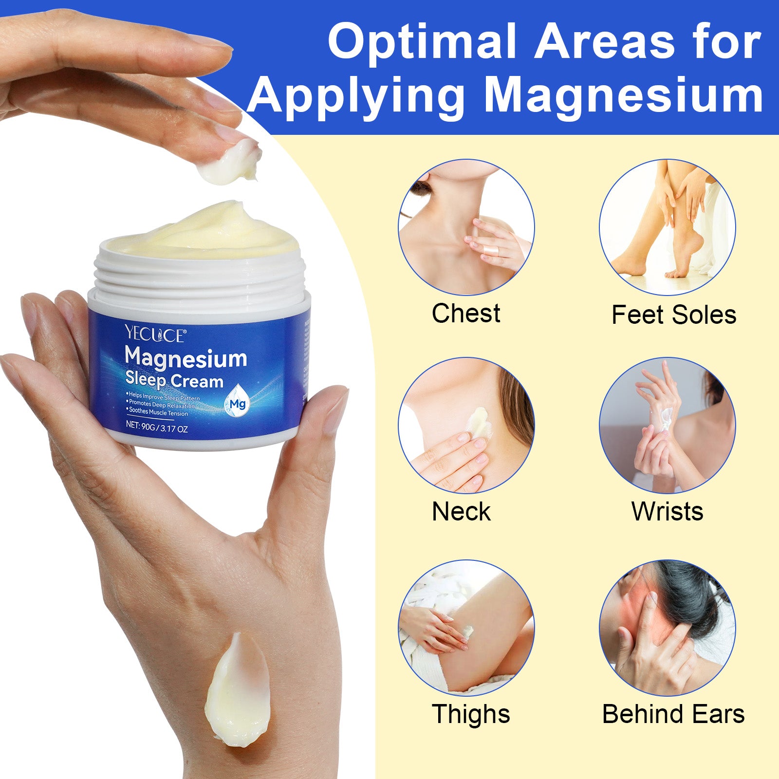YECUCE Magnesium Oil Cream 90g