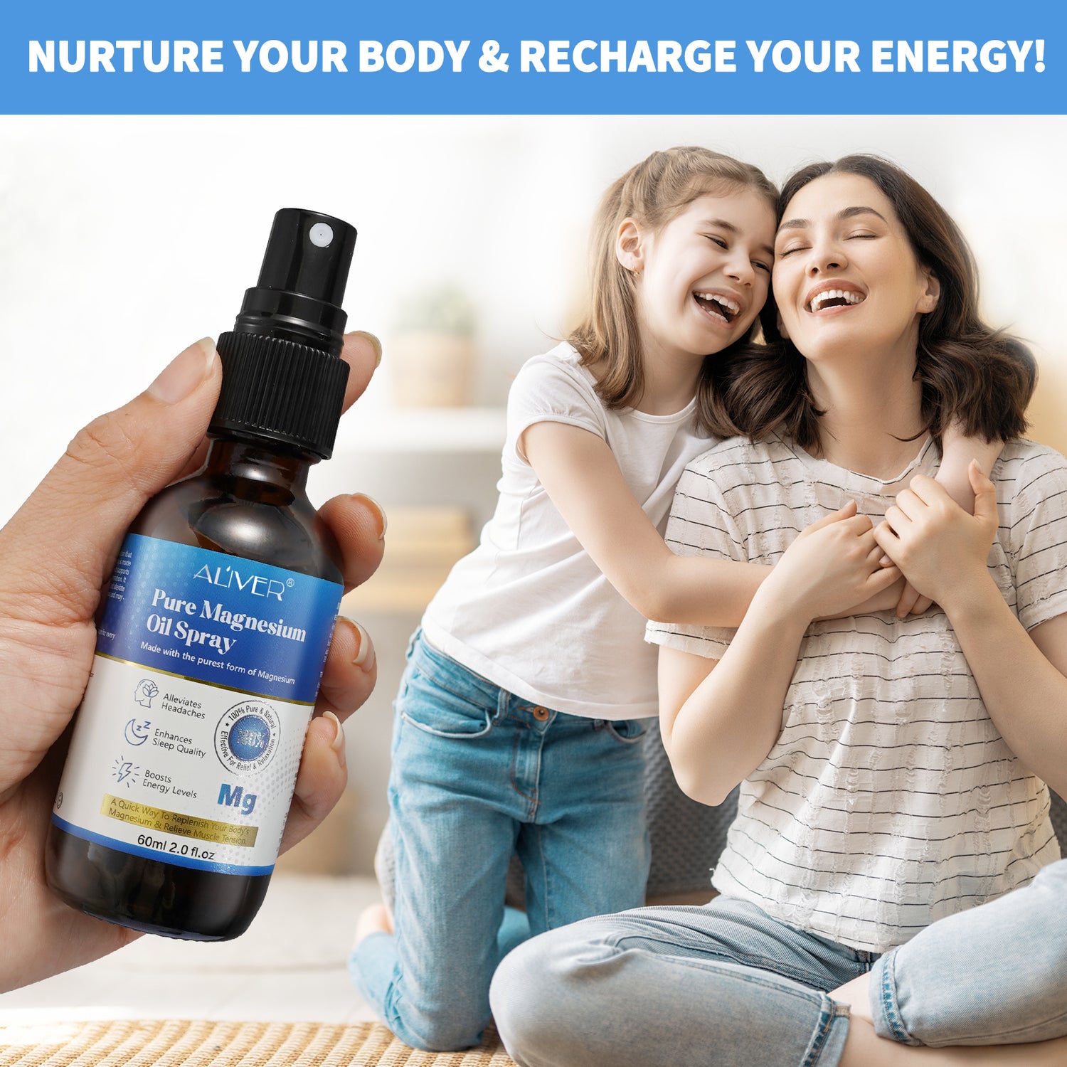 ALIVER Pure Magnesium Oil Spray 60ml