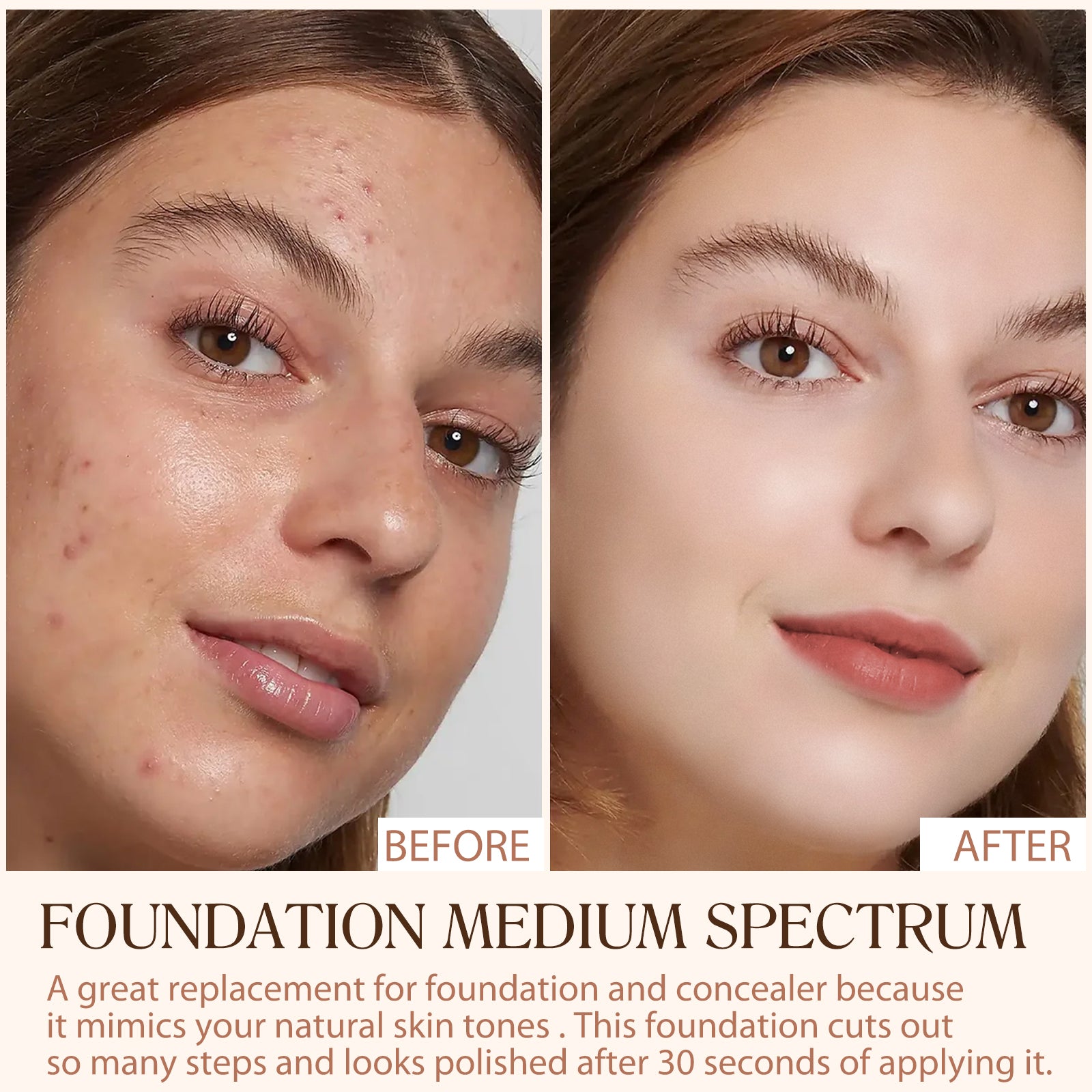 Dharom Aatine FOUNDATION MEDIUM SPECTRUM Sunscreen Serum SPF 50