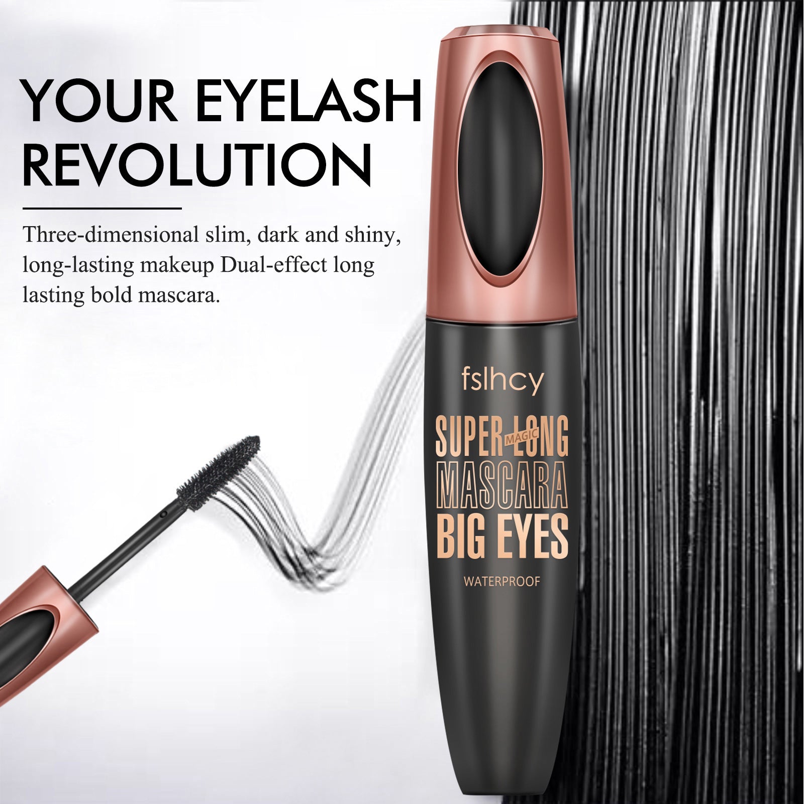 fslhcy SUPER LONG MASCARA BIG EYES WATERPROOF