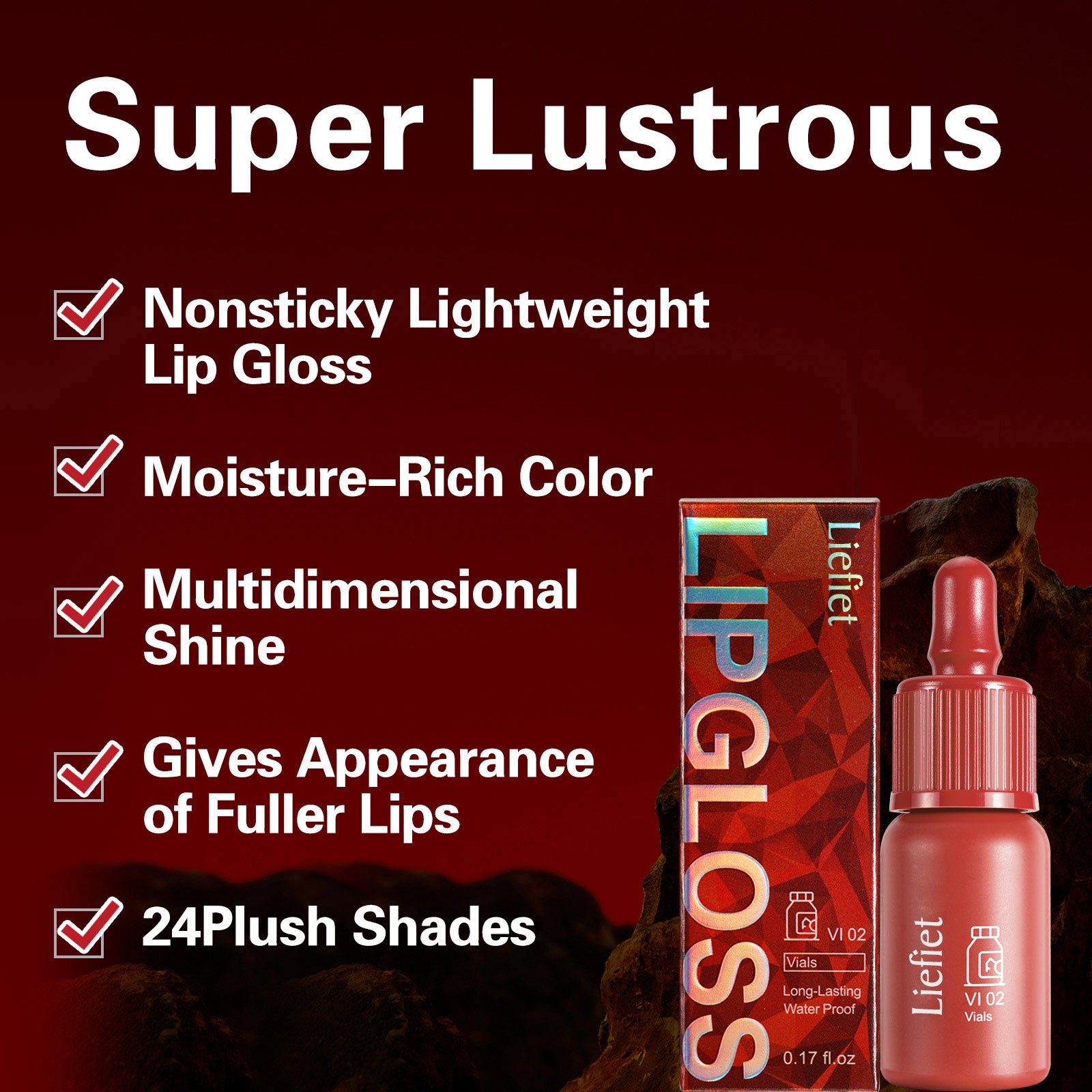 Liefiet Airy Velvet High-Pigmentation, Lightweight, Soft, Moisturizing Lip Tint