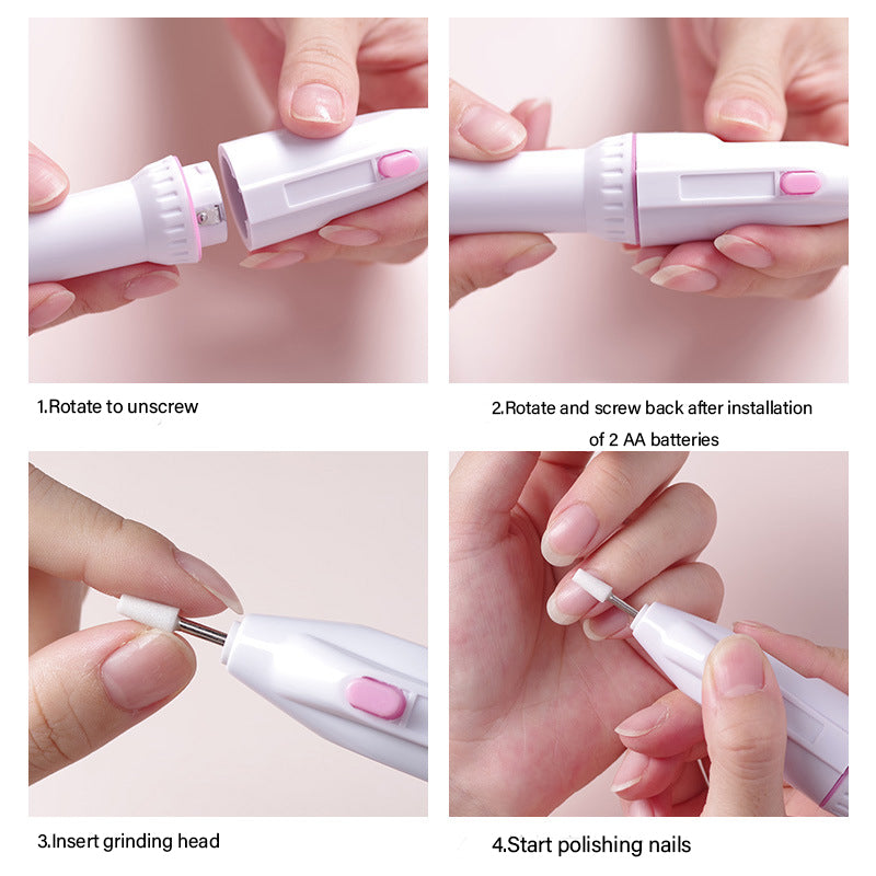 ALIVER blue square nail polish remover
