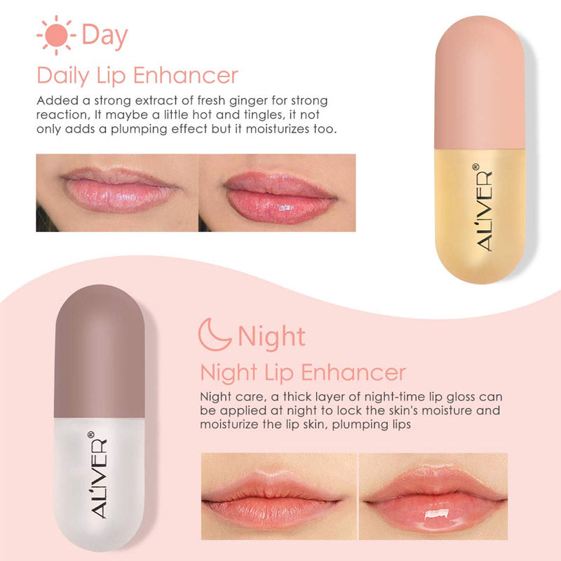 Aliver LIP PLUMPER Set-Sine, Moisturize & Plump 2Pcs/Set