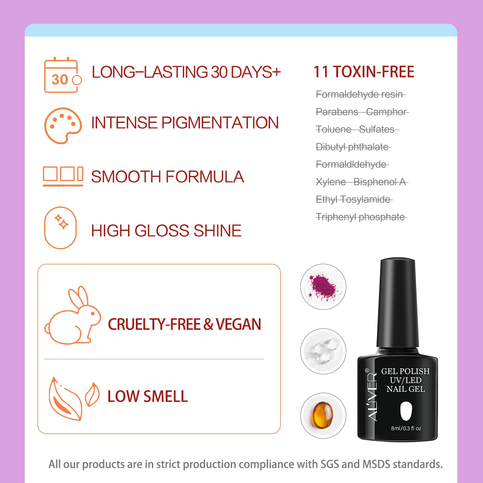 Aliver gel nail polish set, Queen&