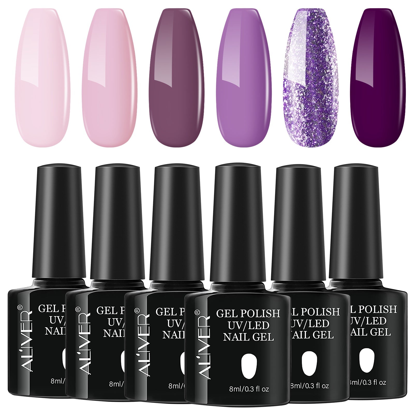 Aliver gel nail polish set, Queen&