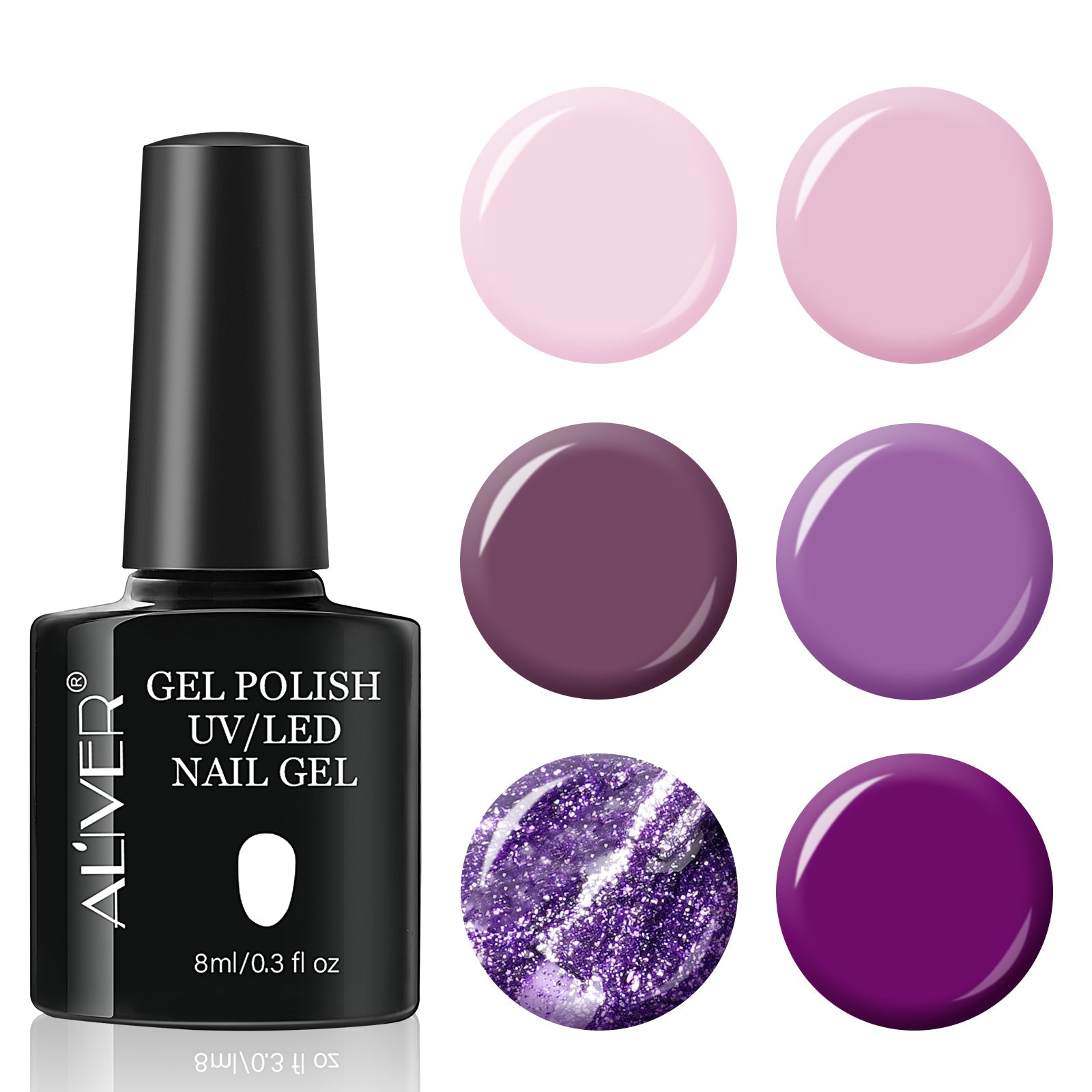Aliver gel nail polish set, Queen&