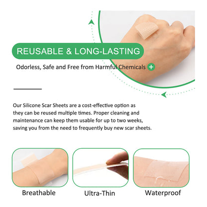 TLM SILICONE SCAR SHEETS