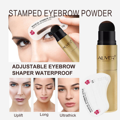 Aliver One Step Eyebrow Stamp Shaping Kit