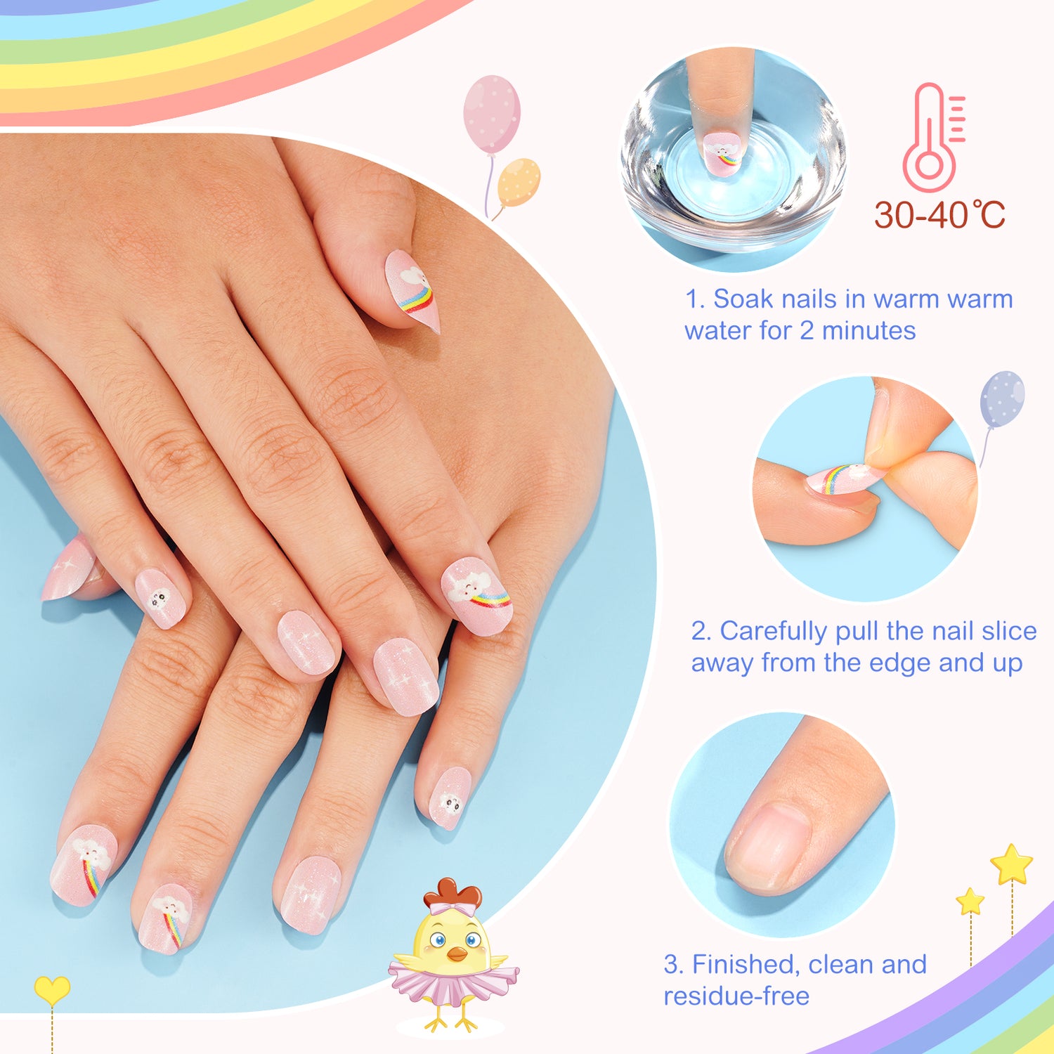 Aliver Press on Nails Grils
