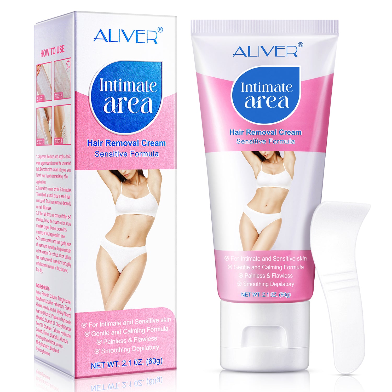 Aliver Hair Removal Cream for Women