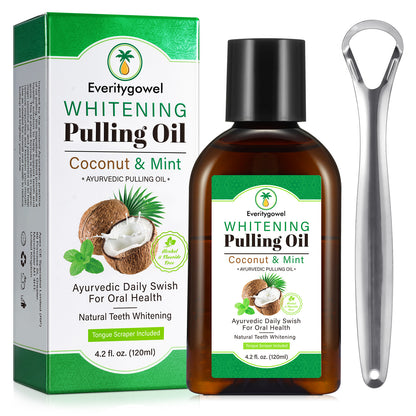 Everitygowel WHITENING PULLING OIL COCONUT AND MINT