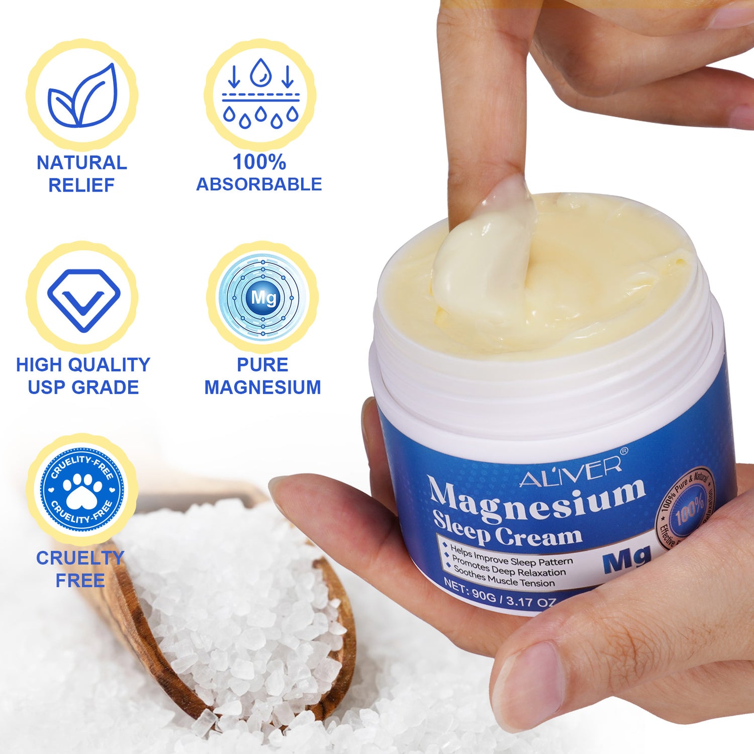 ALIVER Magnesium Oil Cream 90g
