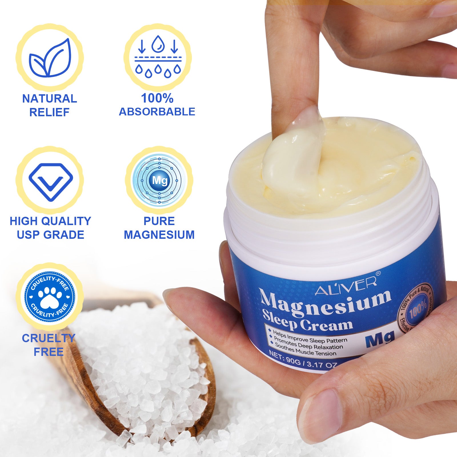 ALIVER Magnesium Oil Cream 90g