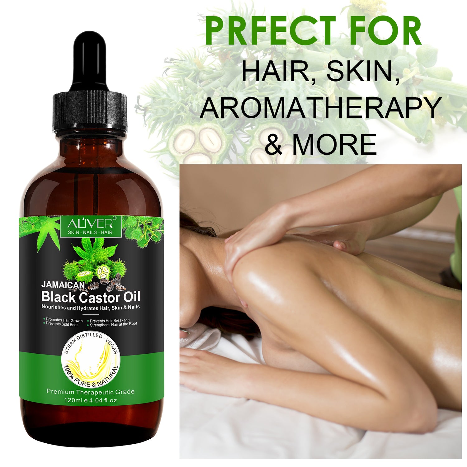 ALIVER Black Castor Oil