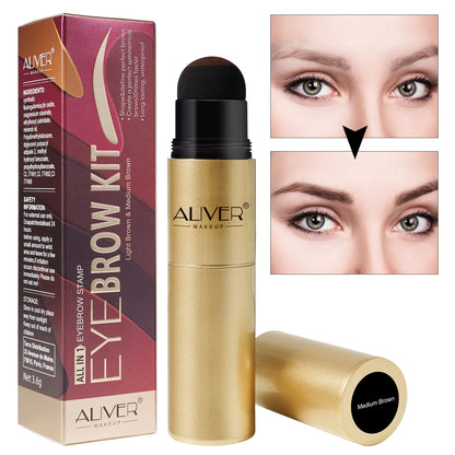Aliver One Step Eyebrow Stamp Shaping Kit