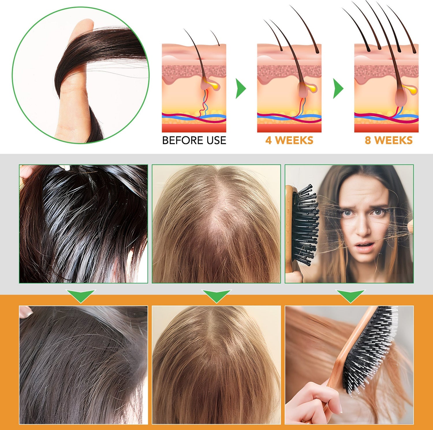 ALIVER 3in1 Shampoo + Conditioner (Rosemary &amp; Black Castor &amp; Batana)