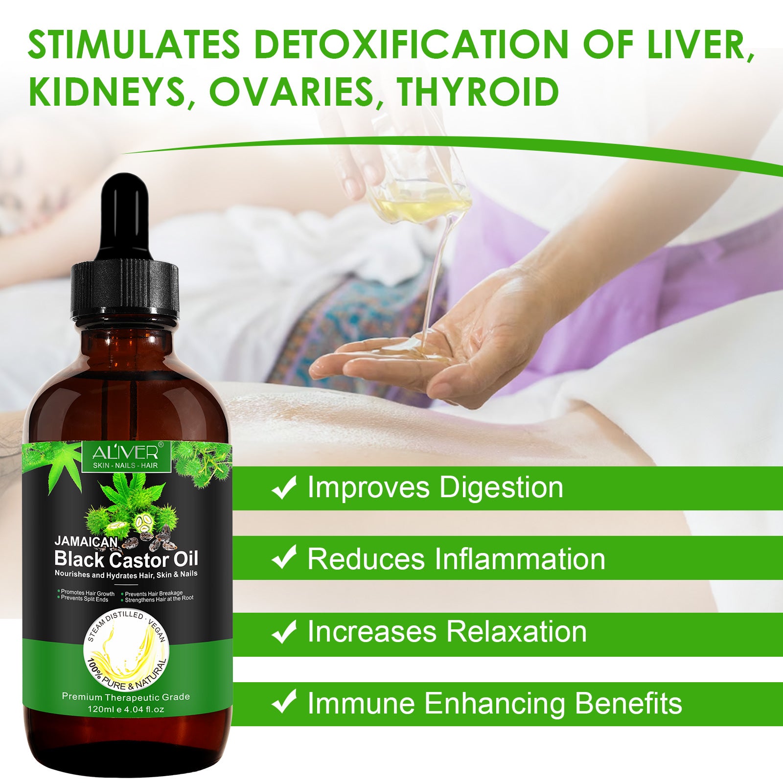 ALIVER Black Castor Oil