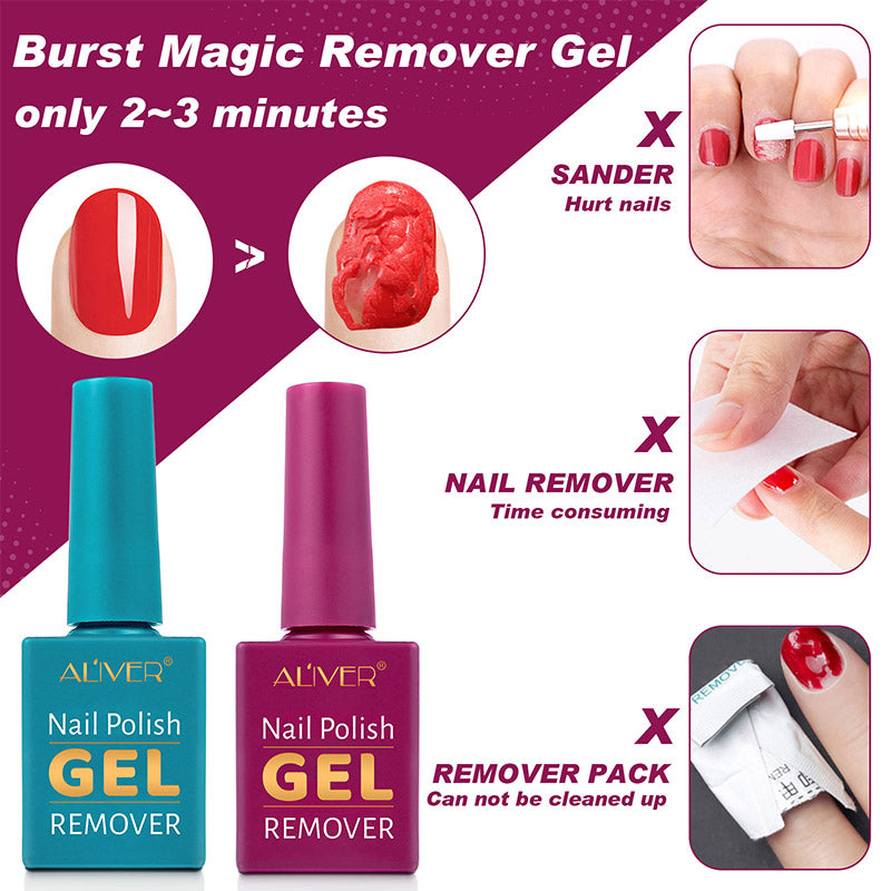Aliver Upgraded Magic Nail Polish Remover Sets